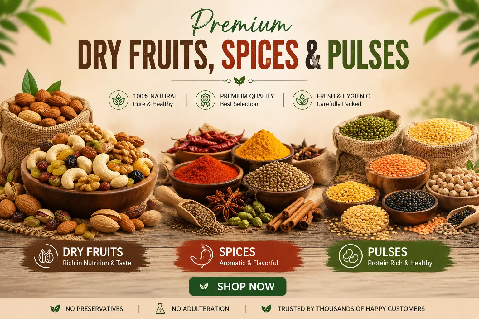 Dry Fruits Banner